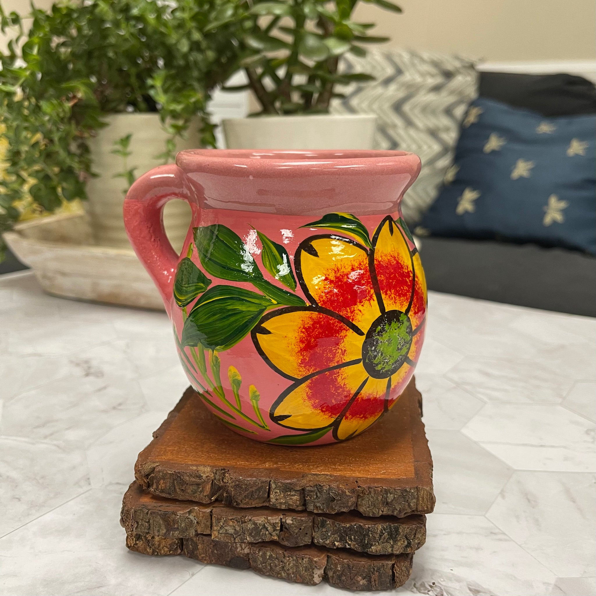 Black Raspberry & Vanilla – Handcrafted Soy Candle in Mexican Clay Jarrito (12oz)