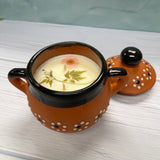 Arroz con Leche – Handcrafted Soy Candle in Mexican Clay Azucarera (16 oz)