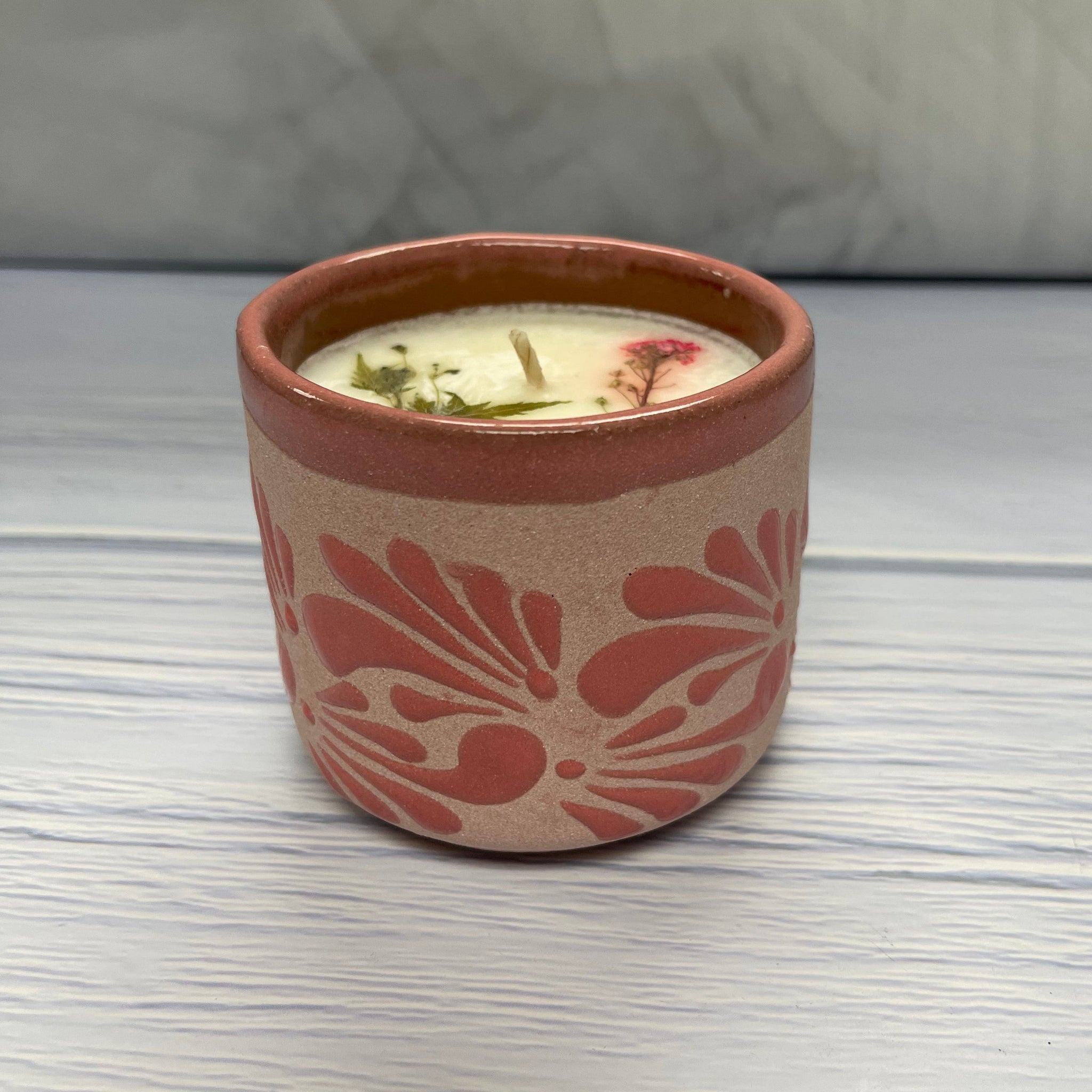 Arroz con Leche – Handcrafted Soy Candle in Mexican Clay Vaso (6 oz)
